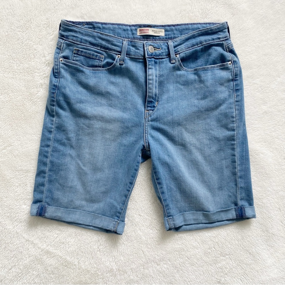 LEVIS | Bermuda Jean shorts in medium blue